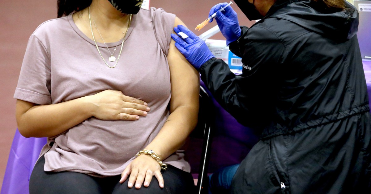 Covid, flu, RSV vaccines urged all through being pregnant but fewer want them, CDC finds